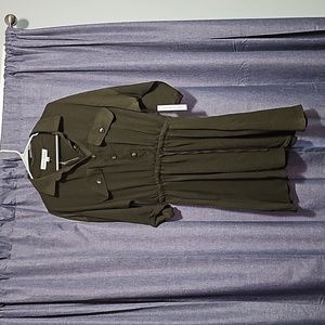 Olive 3/4 Sleeve Dress